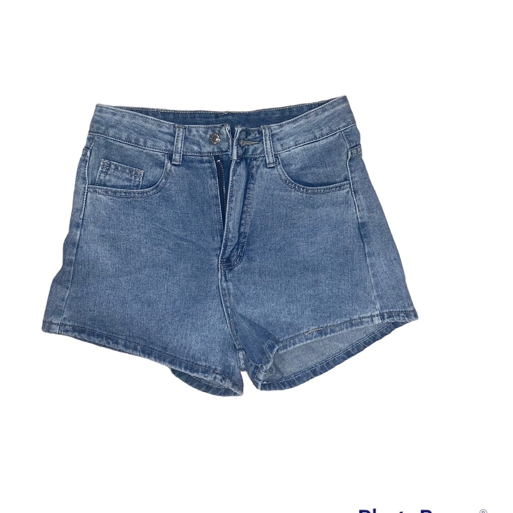 Vintage high waist mom denim shorts